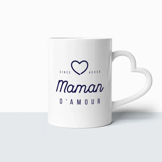 Tasse Coeur - Maman d'Amour Ma Famille d'Amour