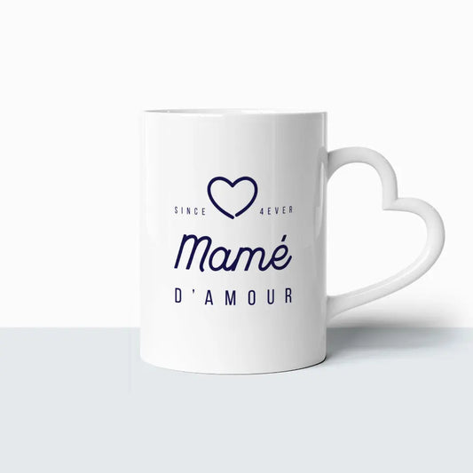 Tasse Coeur - Mamé d'Amour Ma Famille d'Amour