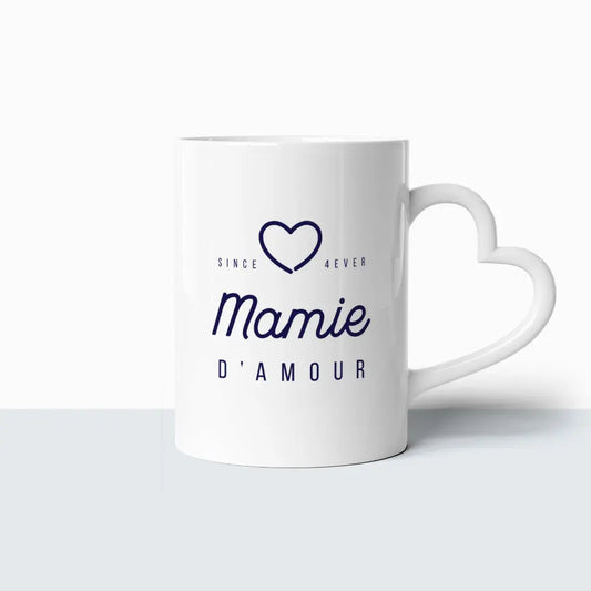 Tasse Coeur Mamie d'Amour Ma Famille d'Amour