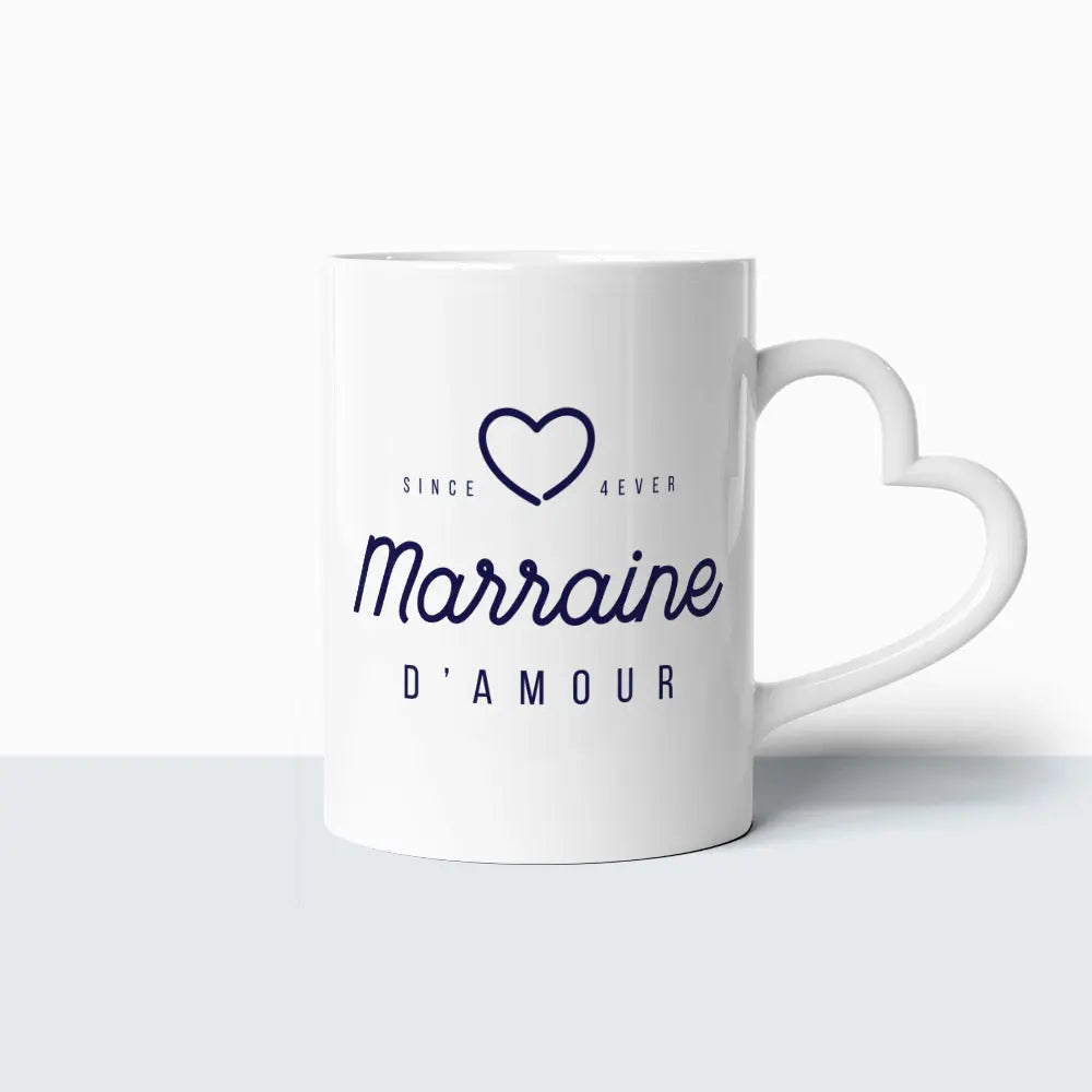 Tasse Coeur - Marraine d'Amour Ma Famille d'Amour